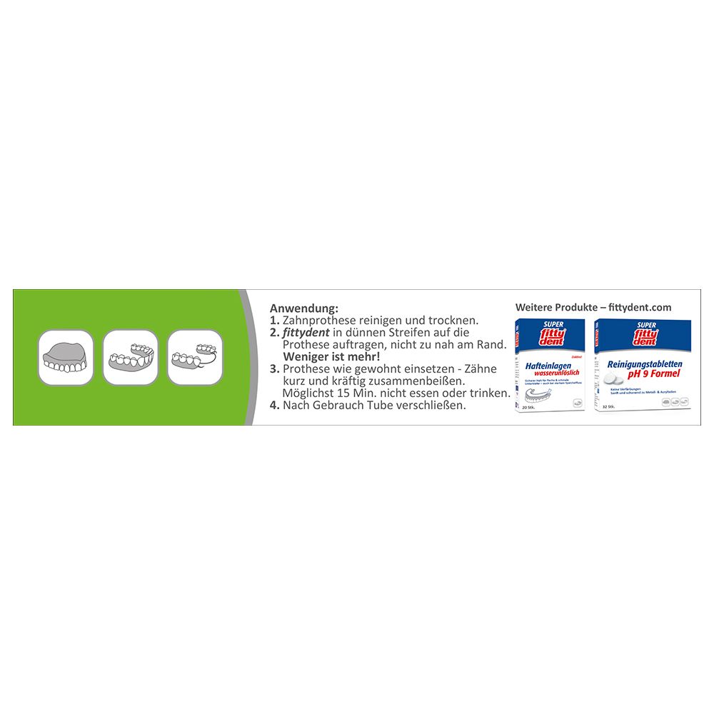 fittydent® sensitive Haftcreme