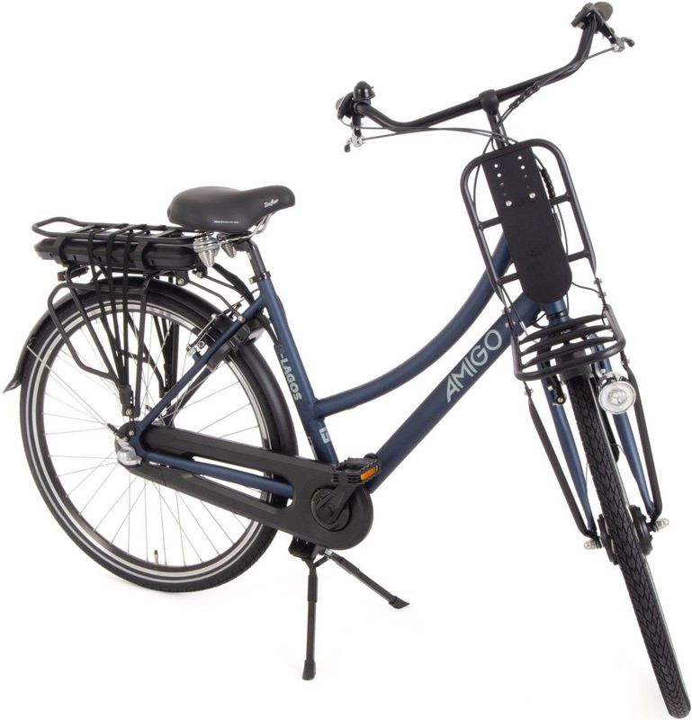 AMIGO - E-Lagos - Elektrische Fiets - Matblauw - Robuust Ontwerp