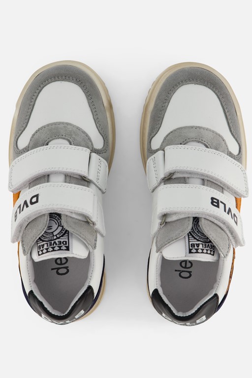 Develab Velcro Sneakers oranje Leer