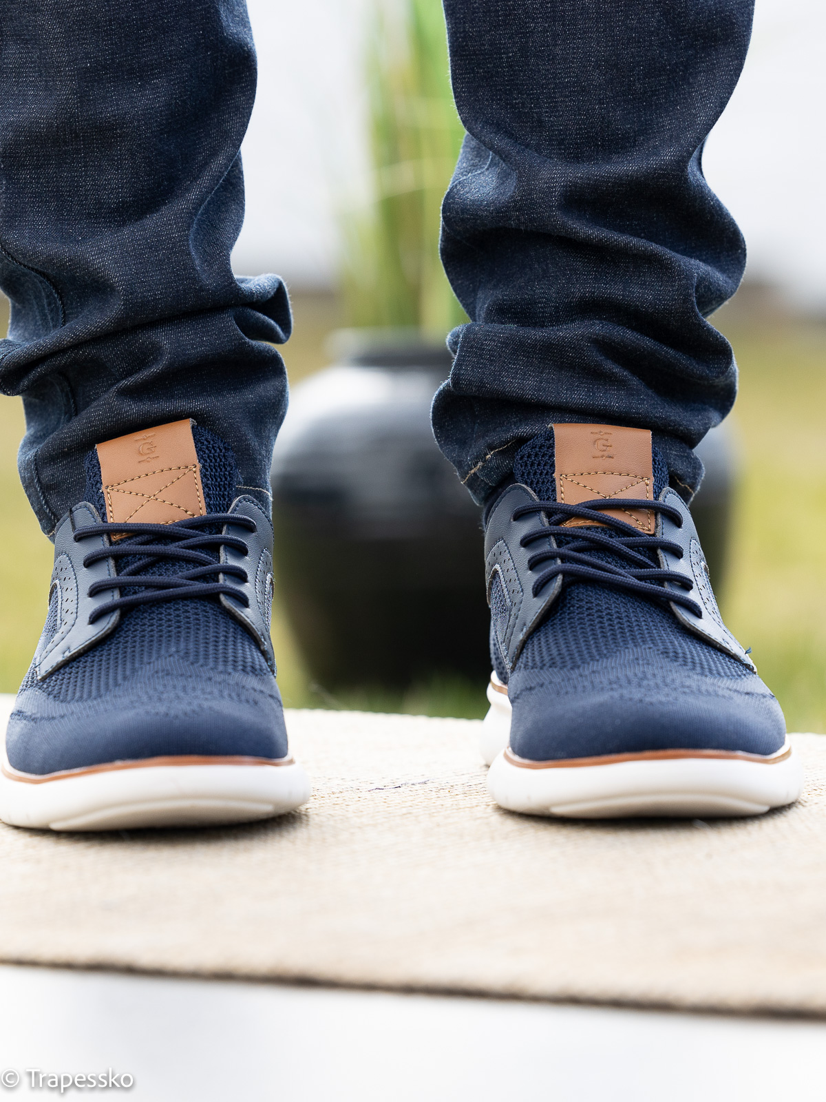 Gregers - Formatop Navy - Trapes Sko