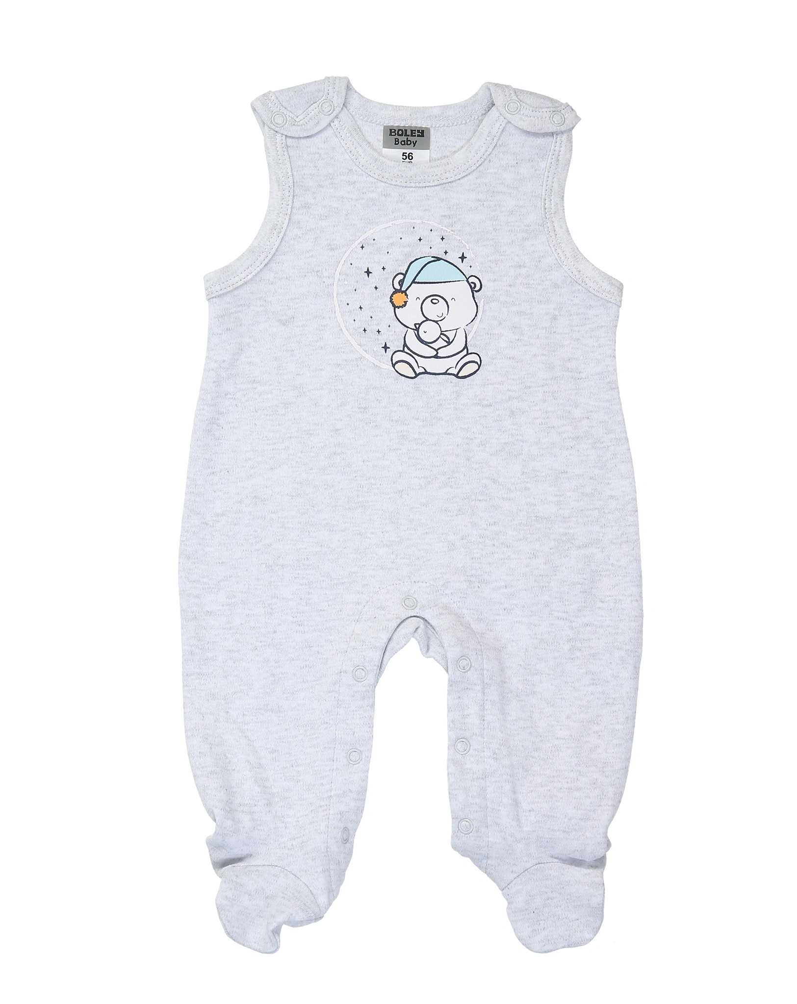 Strampler ABC BÄR mit Langarmshirt 2er-Pack in bunt