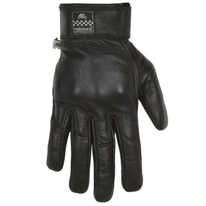 Gants Helstons WOLF CUIR SOFT - Noir