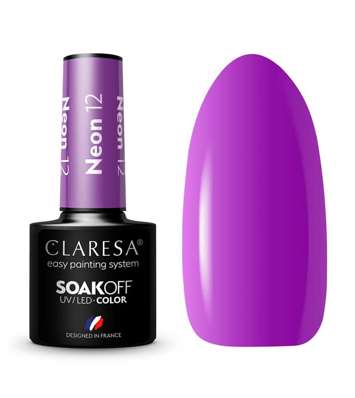Claresa - Esmalte semipermanente Soak off - 12: Neon