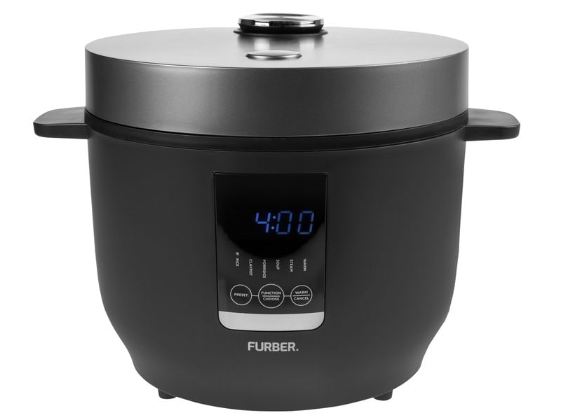 FURBER Reiskocher KUN 2.8 L, Schwarz Für perfekt gekochten Reis im Handumdrehen