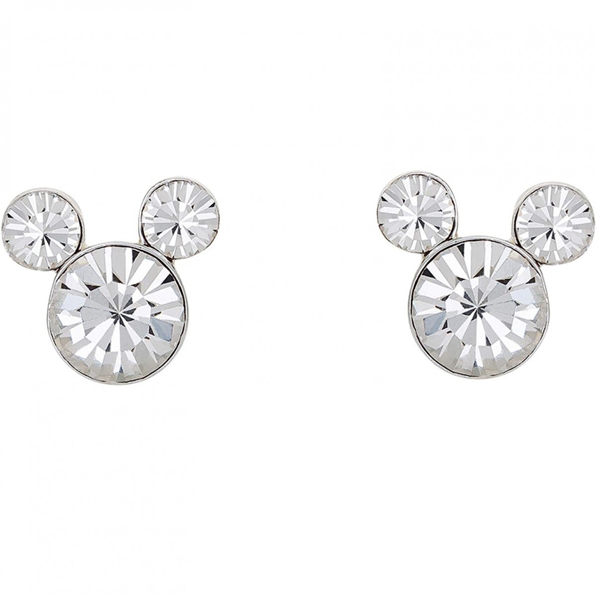 Boucles d'oreilles Disney ornées de Cristaux scintillants -Mickey