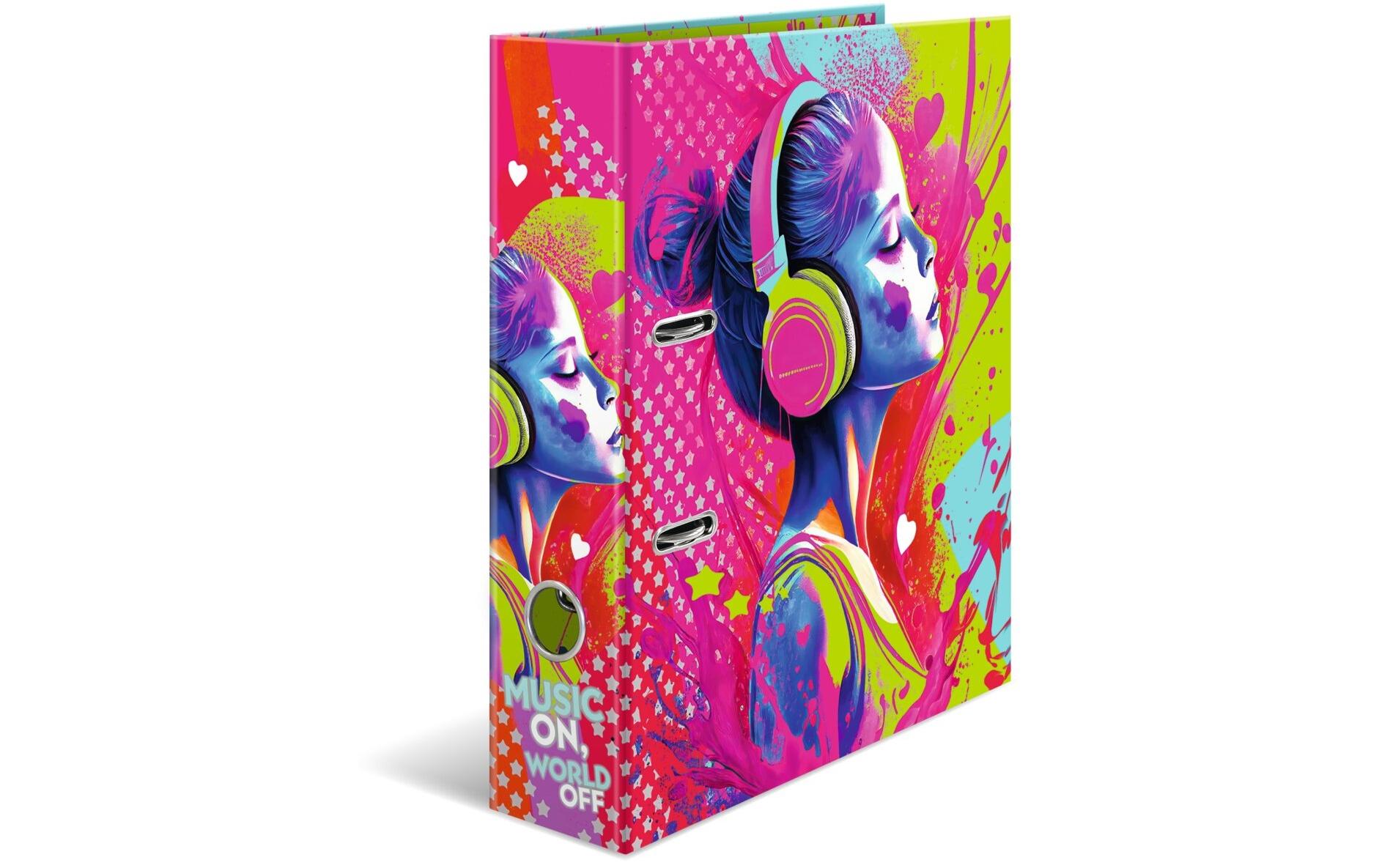 Ordner Music Girl A4, 7 cmMotivordner