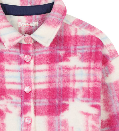 Billieblush Jacke - Lang/Overshirt - Pink/Kariert