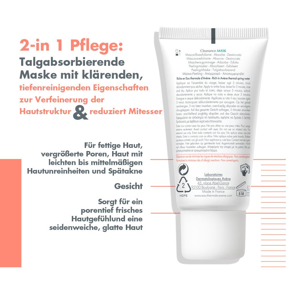 Eau Thermale Avéne Cleanance MASK