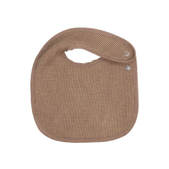 Lot de 6 bavoirs nid d'abeille   Beige        de               Trois Kilos Sept