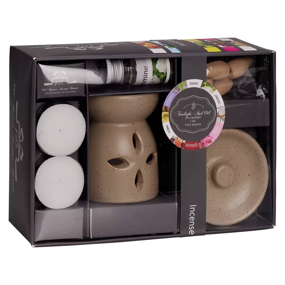Geschenk-Duft Set Olli beige,braun,dunkelbraun,hellbraun