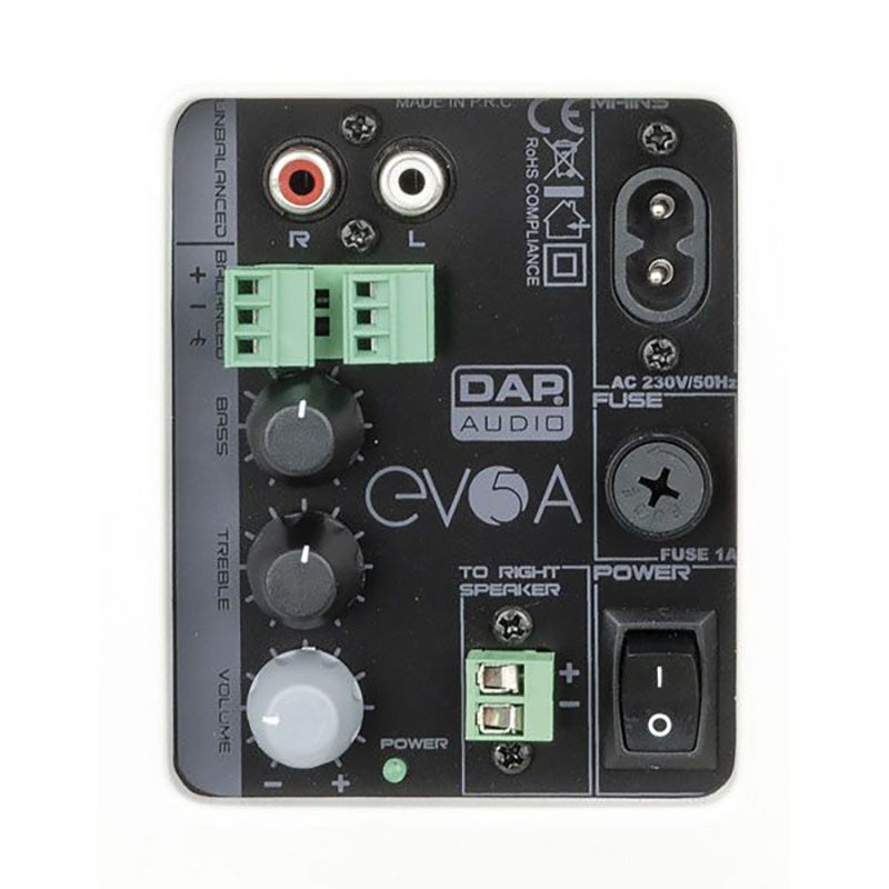 DAP EVO 5A actieve luidsprekerset zwart