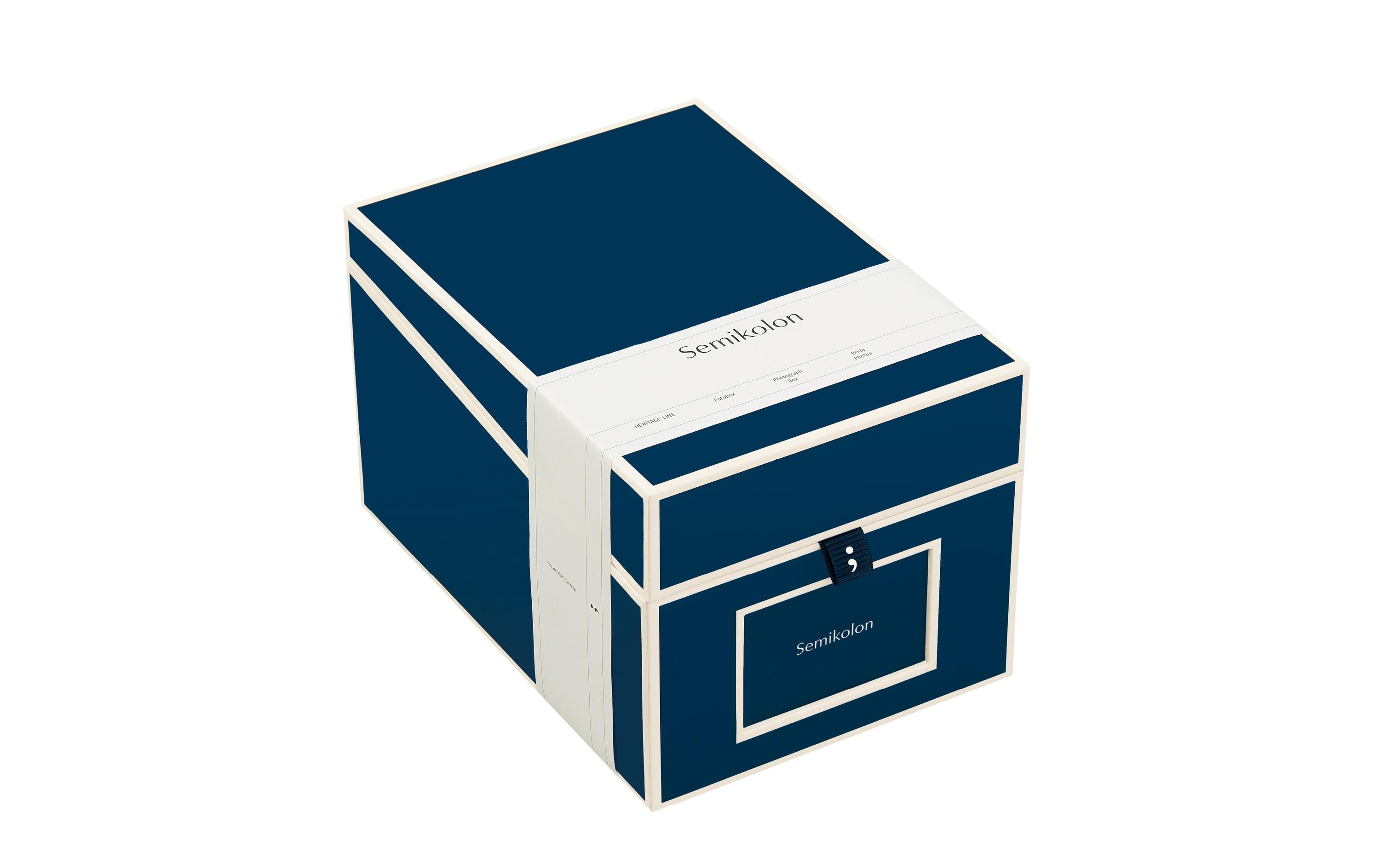 Fotobox MarineblauBox für Ihre schönsten Fotos und Erinnerungen