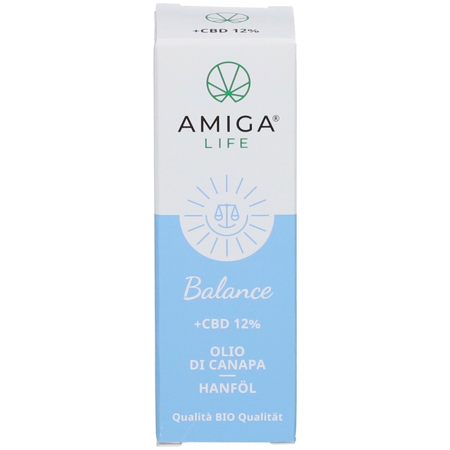 AMIGA LIFE BIO-Hanföl mit CBD 12%