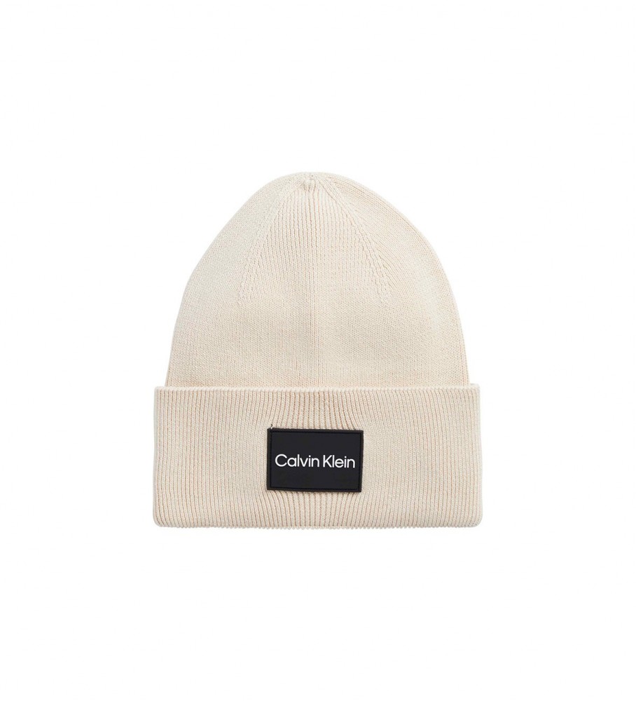Gorro fino Calvin Klein bege