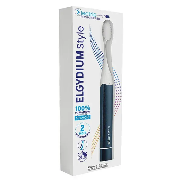 Elgydium - Brosse à dents Style Electrique Dark Denim