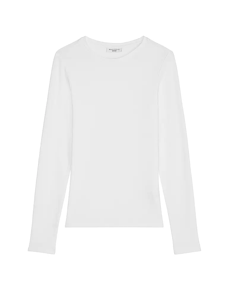 MARC O' POLO DENIM Langarmshirt  weiss