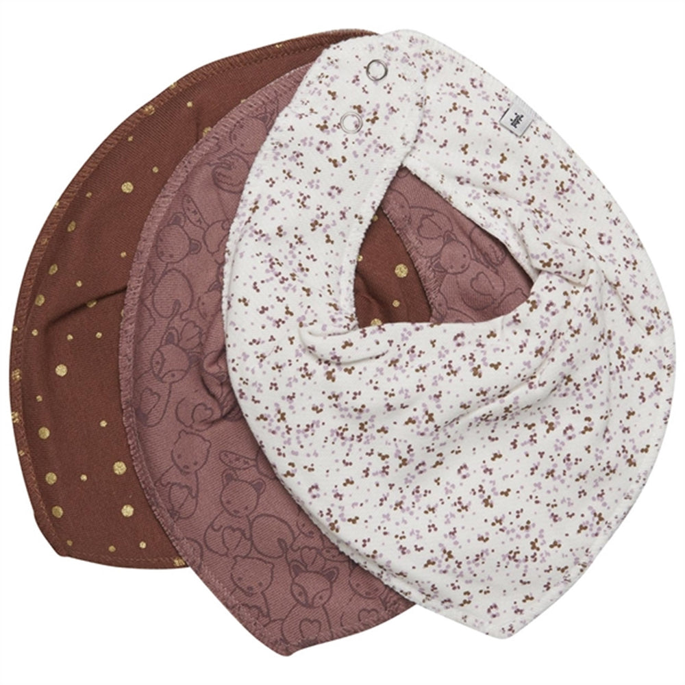 Bandana Hagesmæk 3-pak Burlwood - Pippi