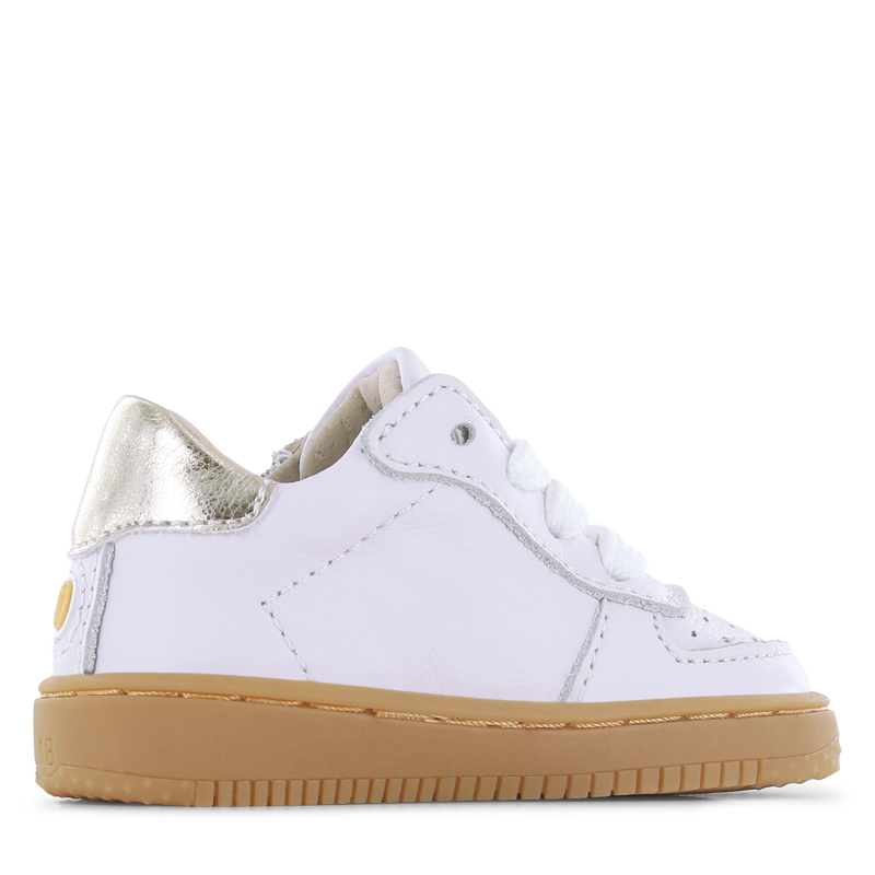 Shoesme weiß-goldener Sneaker