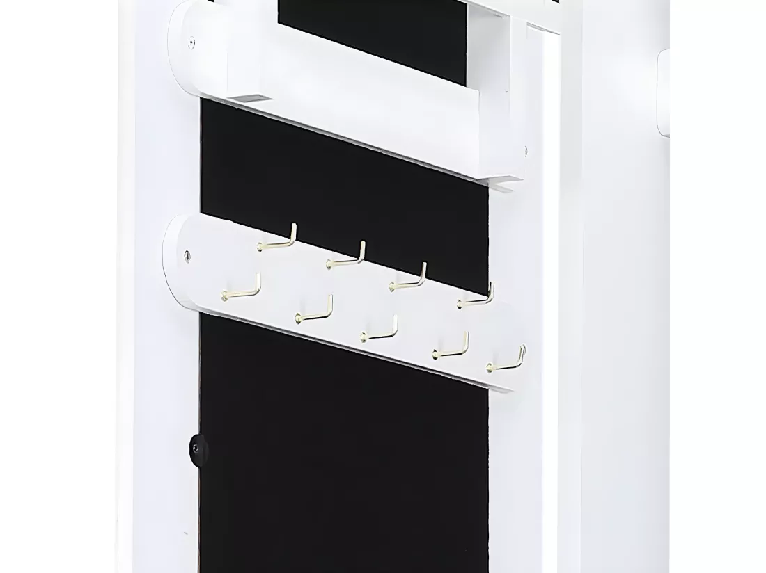 ELYANE - Armoire à Bijoux sur Pieds Avec Miroir