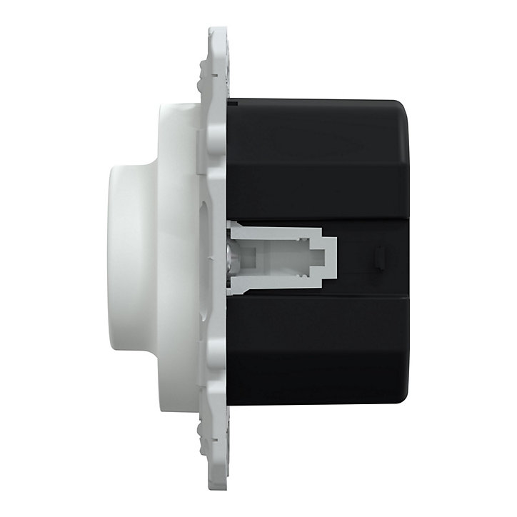Variateur complet Schneider Electric Ovalis blanc