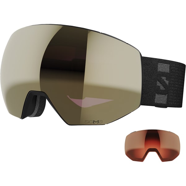 Masque de ski SALOMON RADIUM PRIME BLACK/SOLAR BLACK GOLD