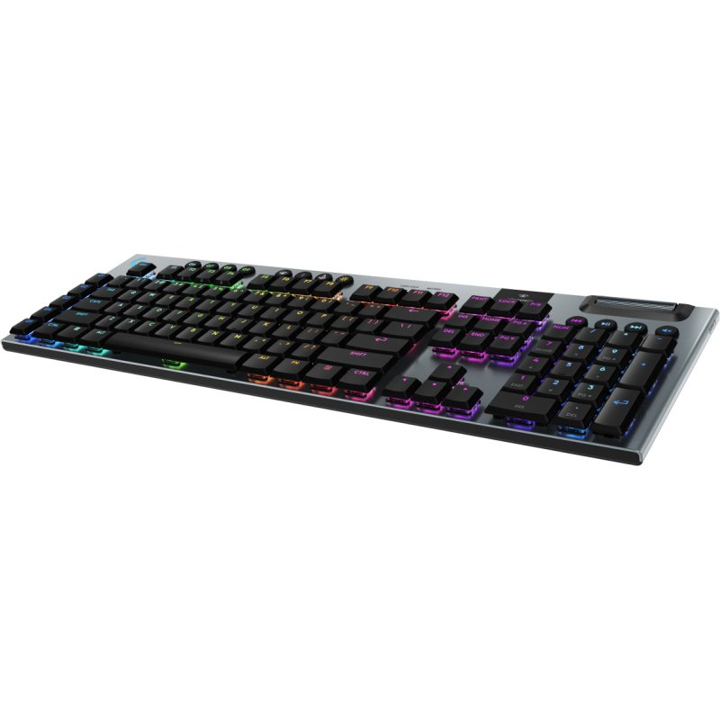 Logitech G G915 X LIGHTSPEED clavier Gaming USB + RF Wireless + Bluetooth AZERTY Français Noir
