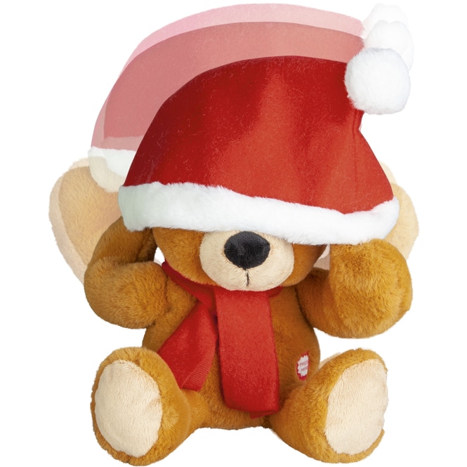 Besttoy - Weihnachtsbär - mit Bewegung und Sound - Sitzhöhe: ca. 26 cm