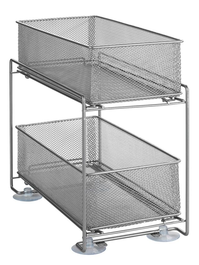 Schubladenregal, 2 Etagen, Metall