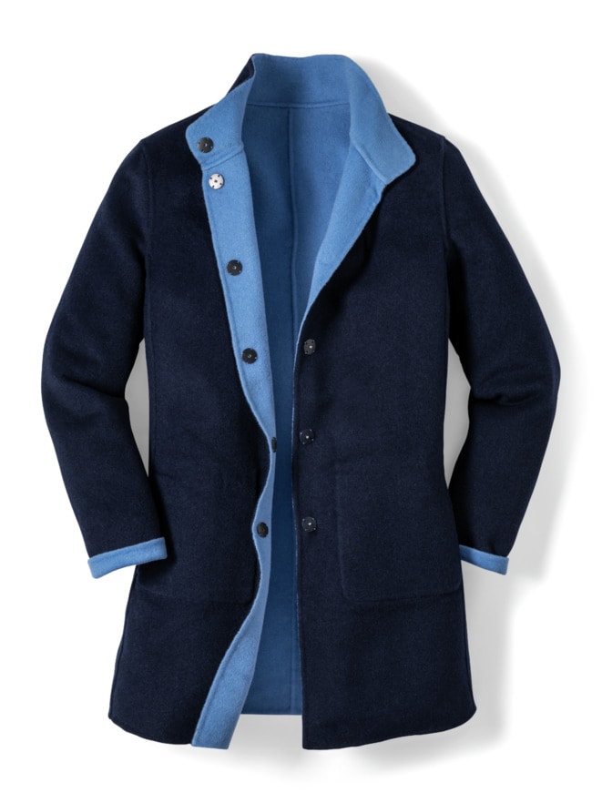 Double Face Wolljacke