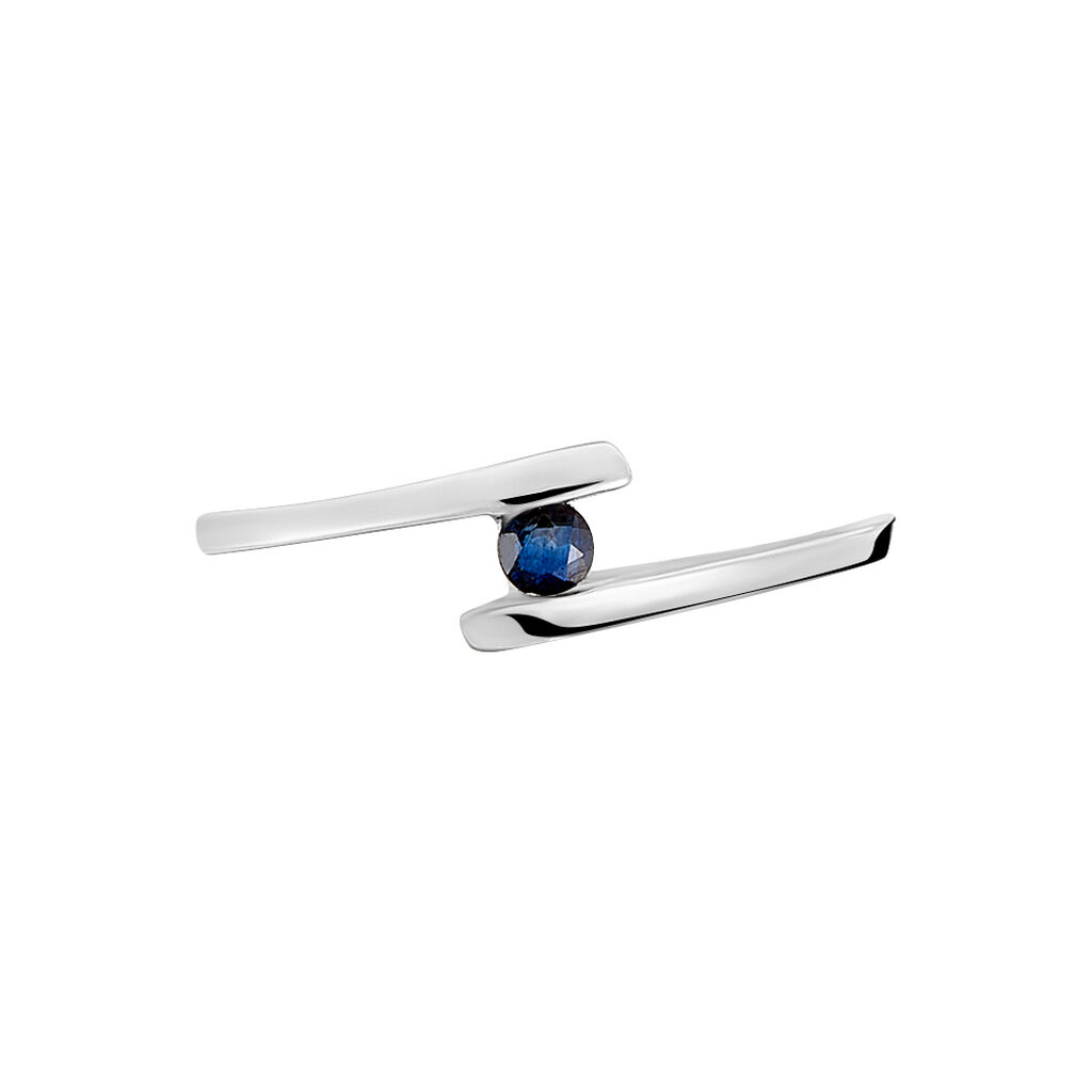 Bague Tamyra Or Blanc Saphir
