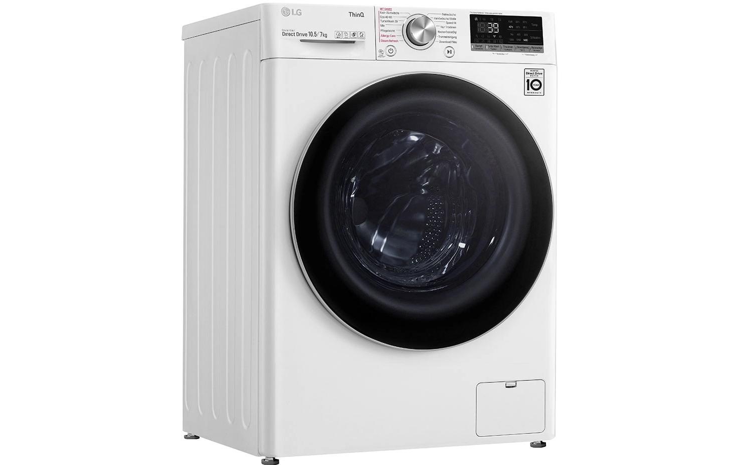LG Waschtrockner »V7WD107H2E 10,5 kg / 7 kg« 10,5 kg /7 kg 71 dB(A)