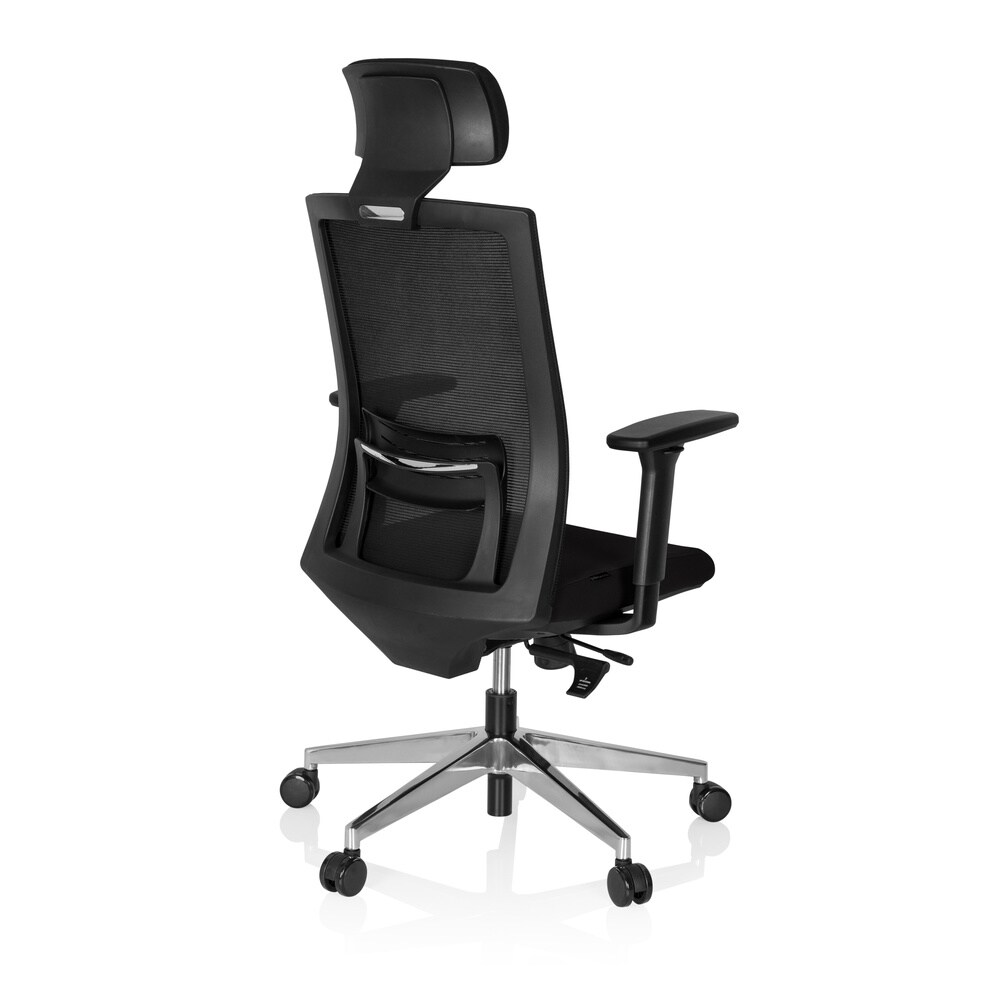 Profi Chefsessel CAPTIVA Stoff/Netzstoff mit Armlehnen (höhenverstellbar) hjh OFFICE