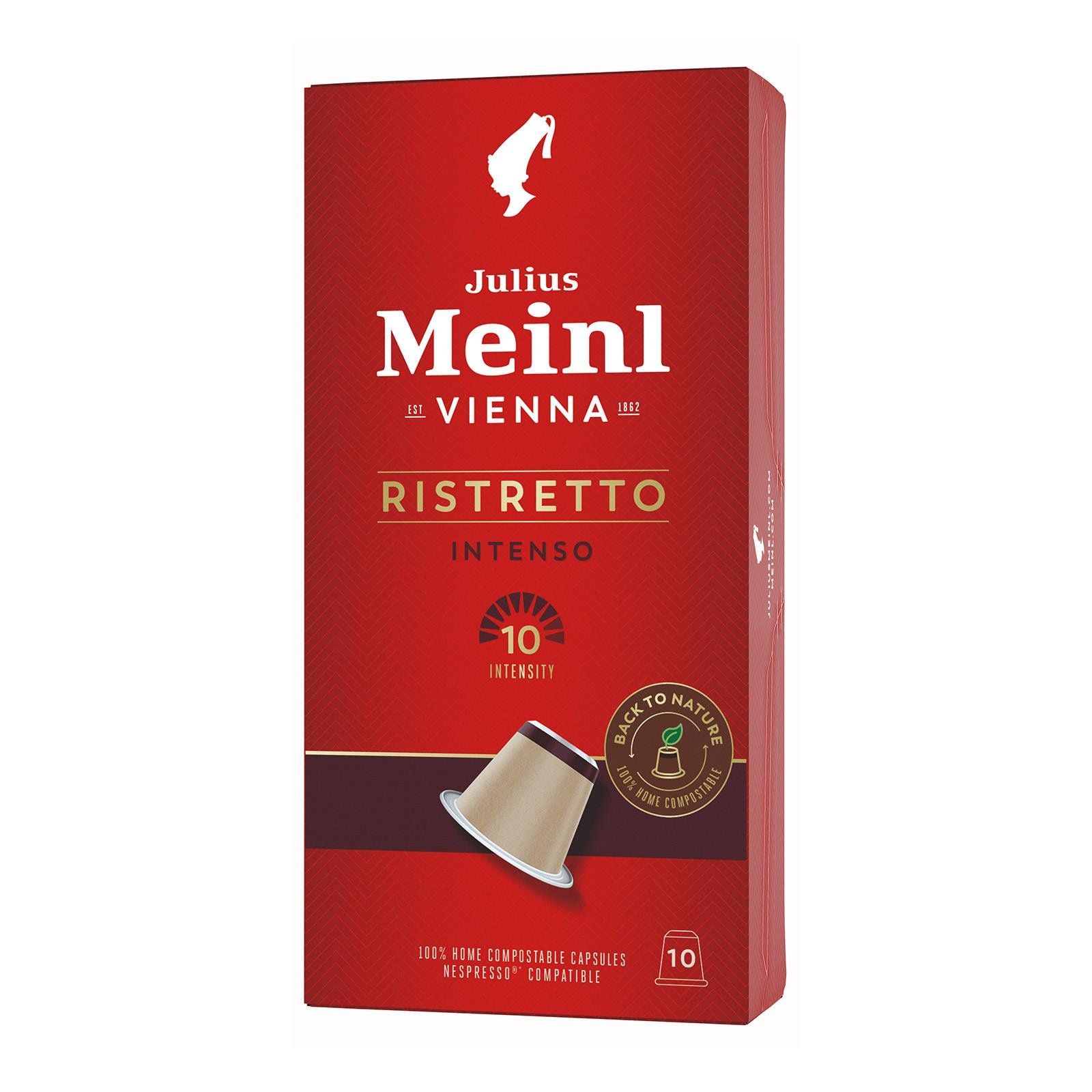 Julius Meinl Ristretto Intenso Inspresso Kapseln kompostierbar