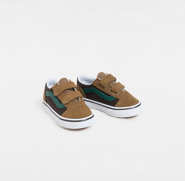 Vans Old Skool V Brown Multi Baby 4 US / 19 EU