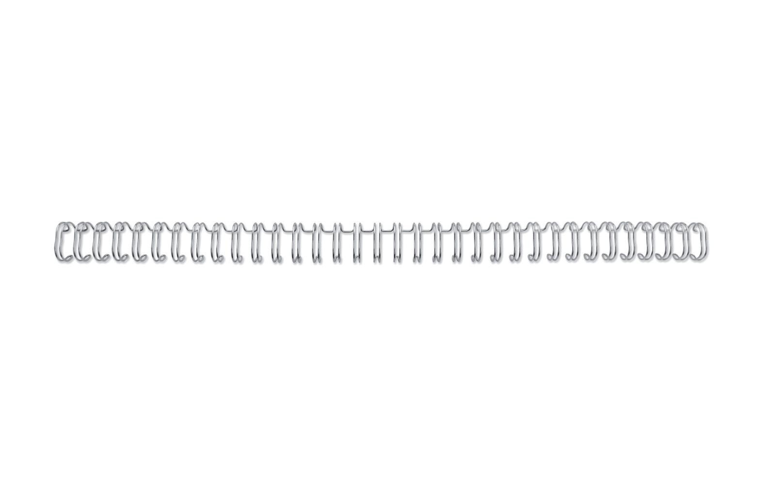 Binderücken WireBind 12.5 mm Draht Silber, 100 StückSilber, 100 Stück