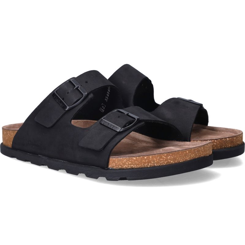 Rieker Sandalen Zwart Heren