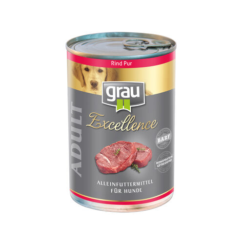 Grau Excellence Adult Puur Hondenvoer - Rund - Blik