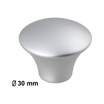 Knop Kitty aluminium 30mm