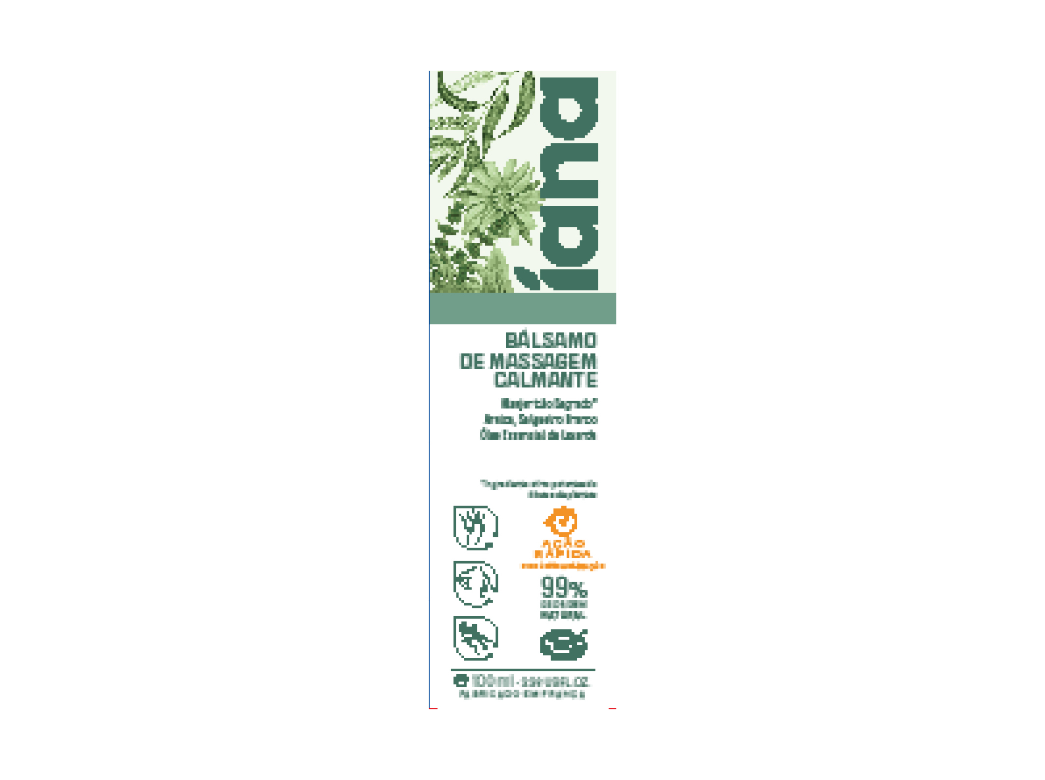 BÃLSAMO IANA MASSAGEM CALMANTE 100ML