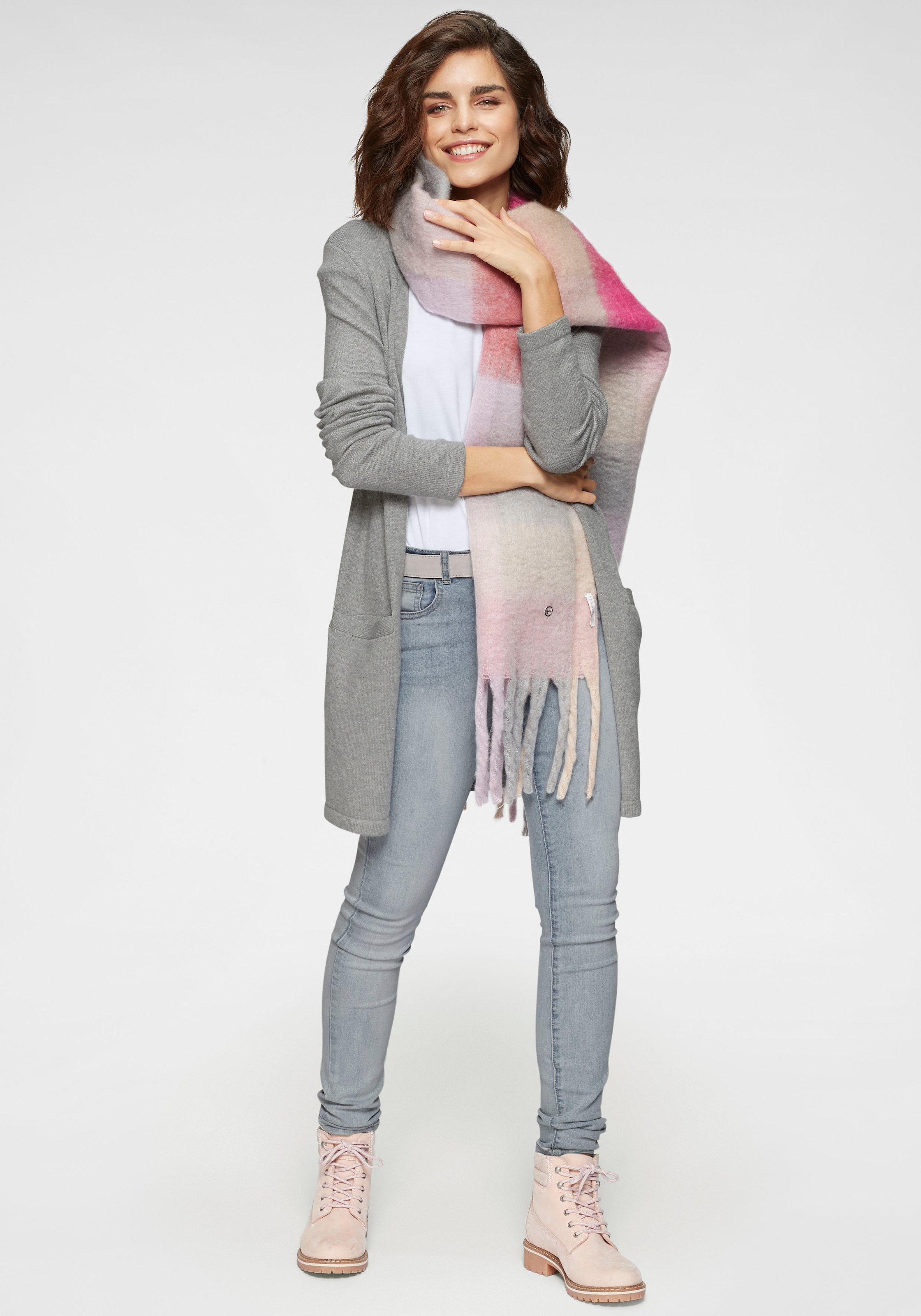Tamaris Strickjacke , mit Taschen