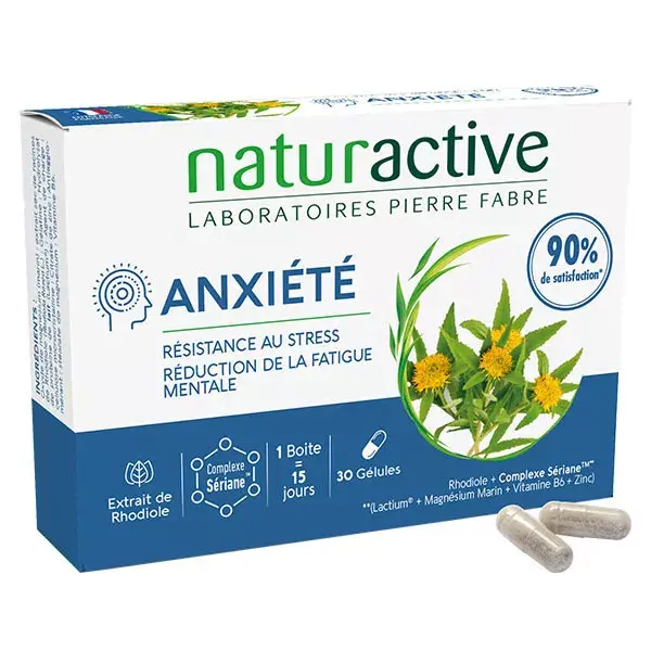 Complexo para Ansiedade Naturative Seriane 30 cápsulas