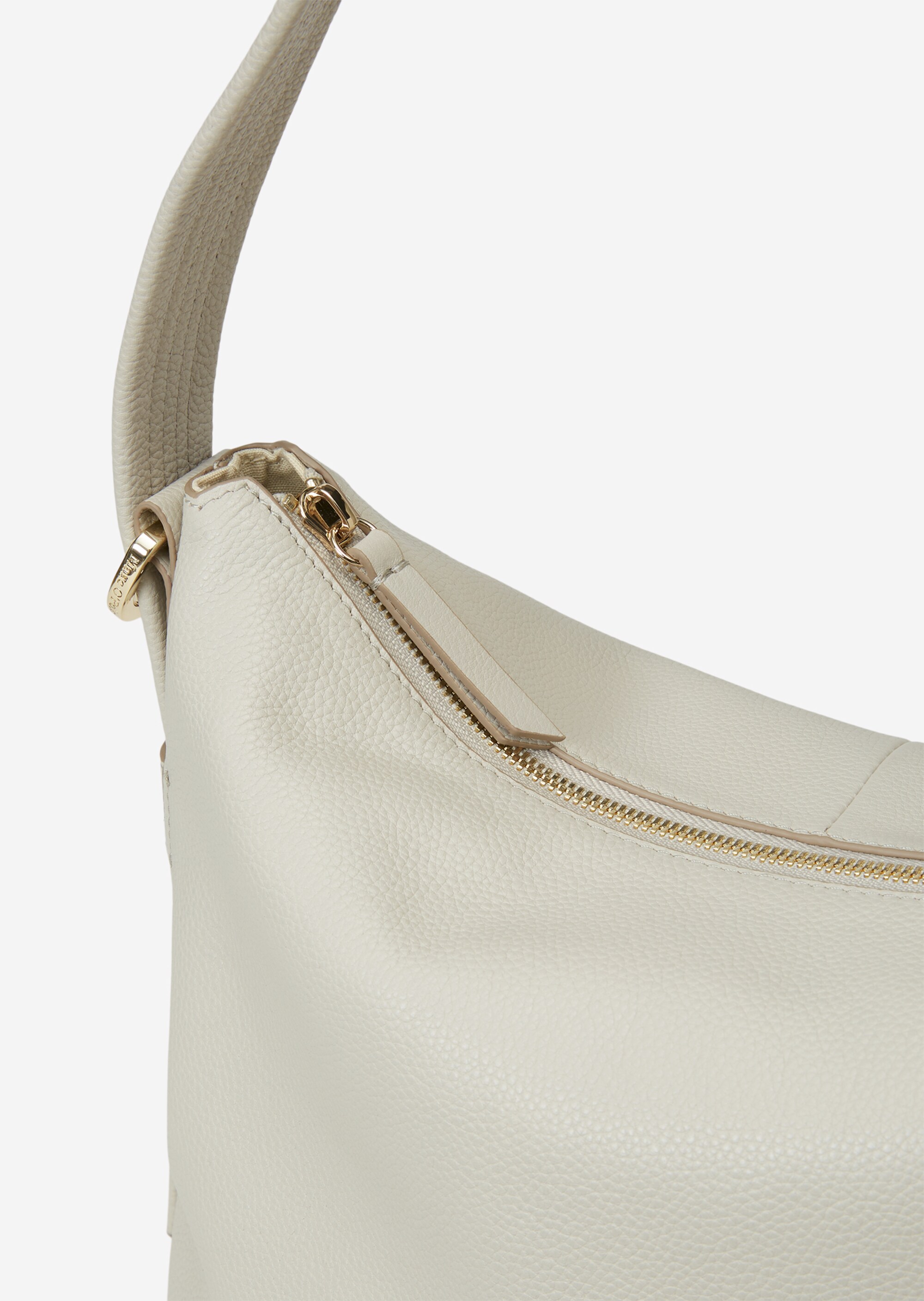 Hobo Bag medium aus fein genarbtem Leder