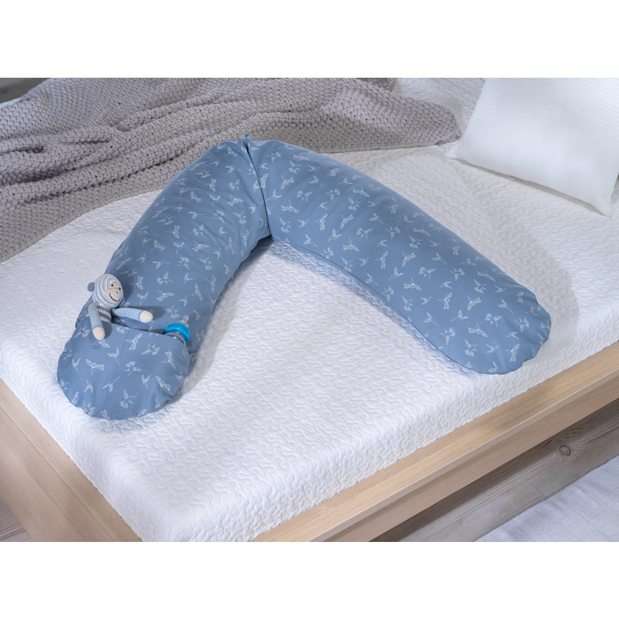 THERALINE Das Original Stillkissen Kolibris-Kangaroo Style Pockets
