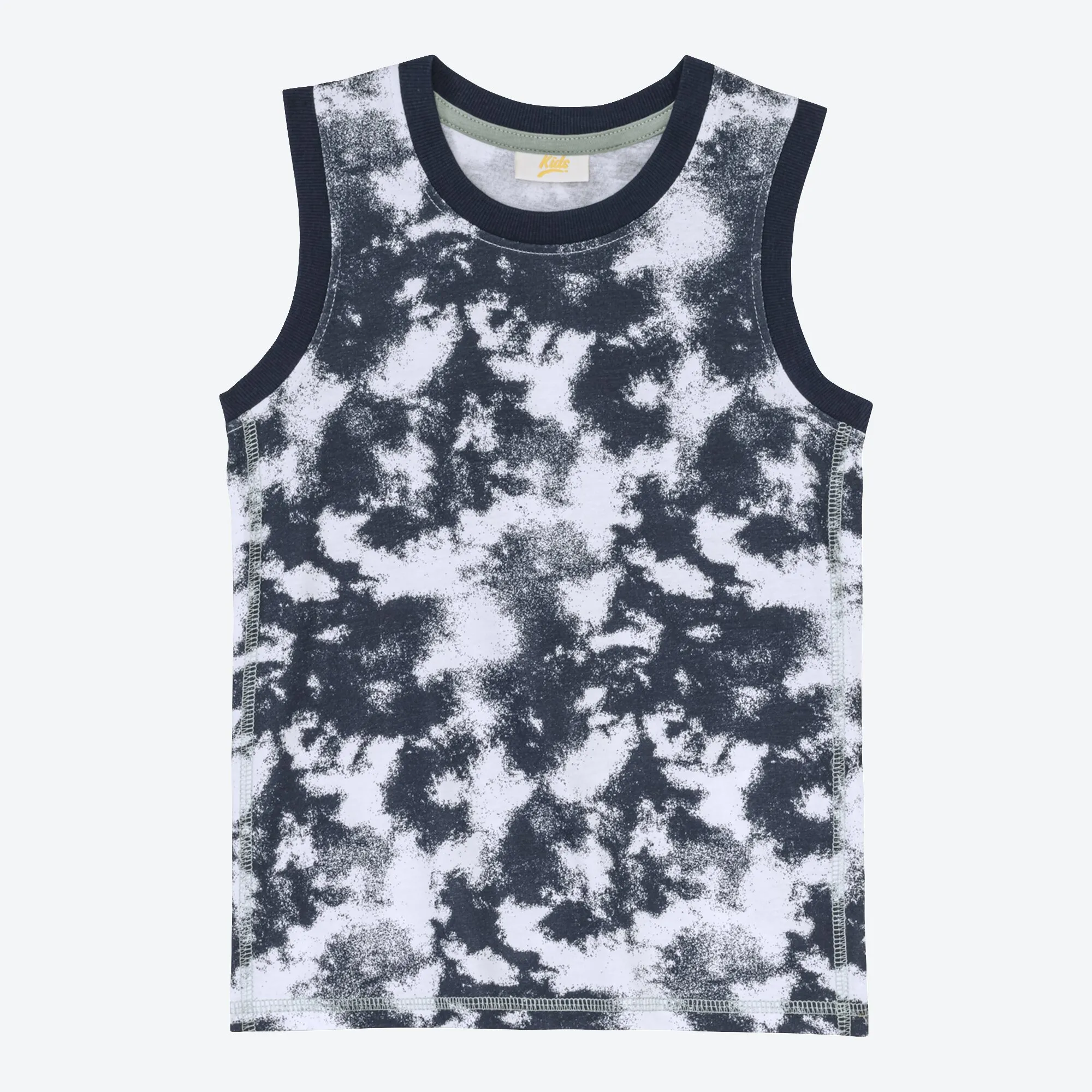 Kinder-Jungen-Top mit Batik-Muster