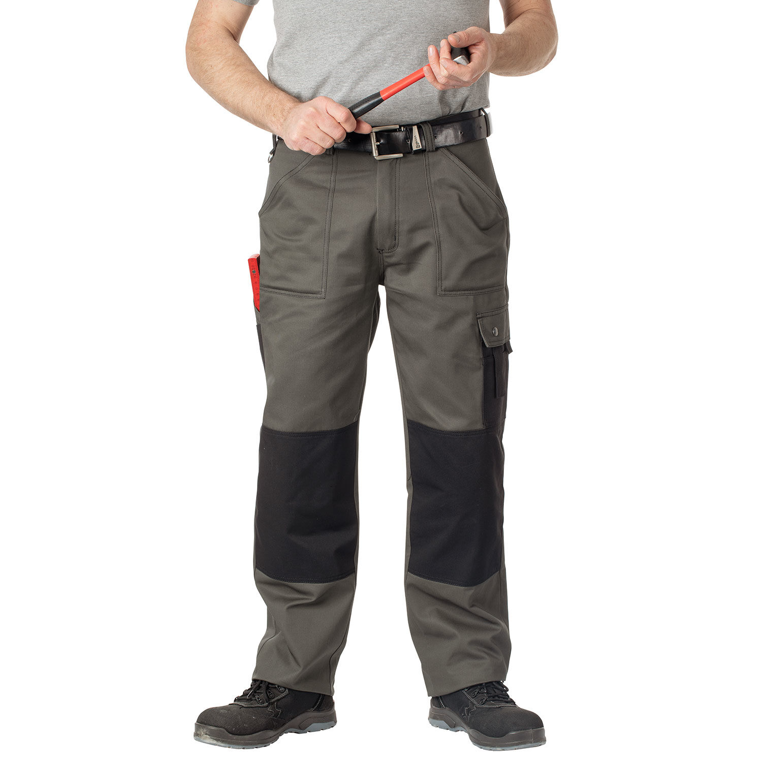 Orix Arbeitshose schwarz-grau-olive