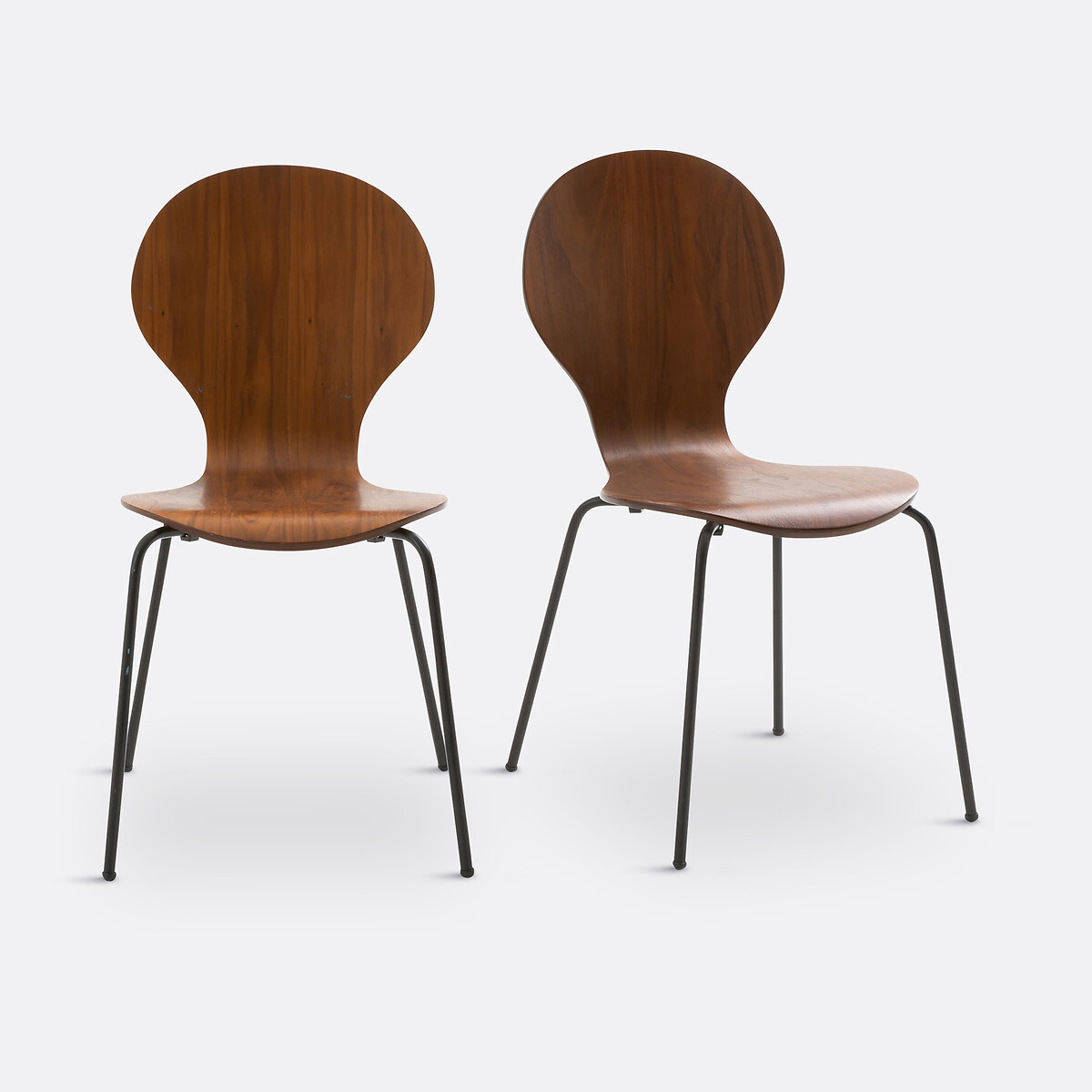 LA REDOUTE INTERIEURS<br>Conjunto de 2 cadeiras empilháveis, Lenon