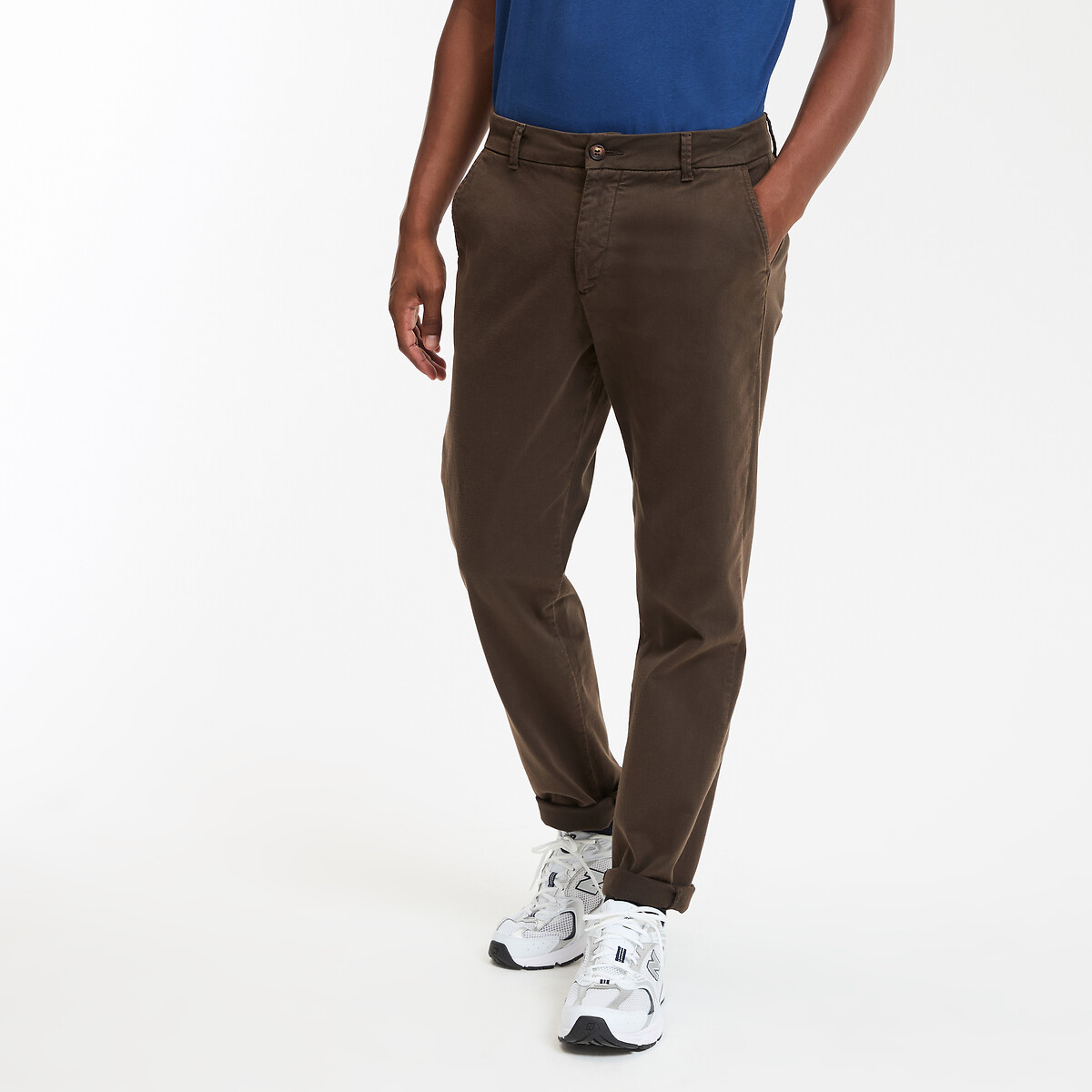 COLEÇÕES LA REDOUTE<br>Cuecas chino regulares, Assinatura FRANÇOIS