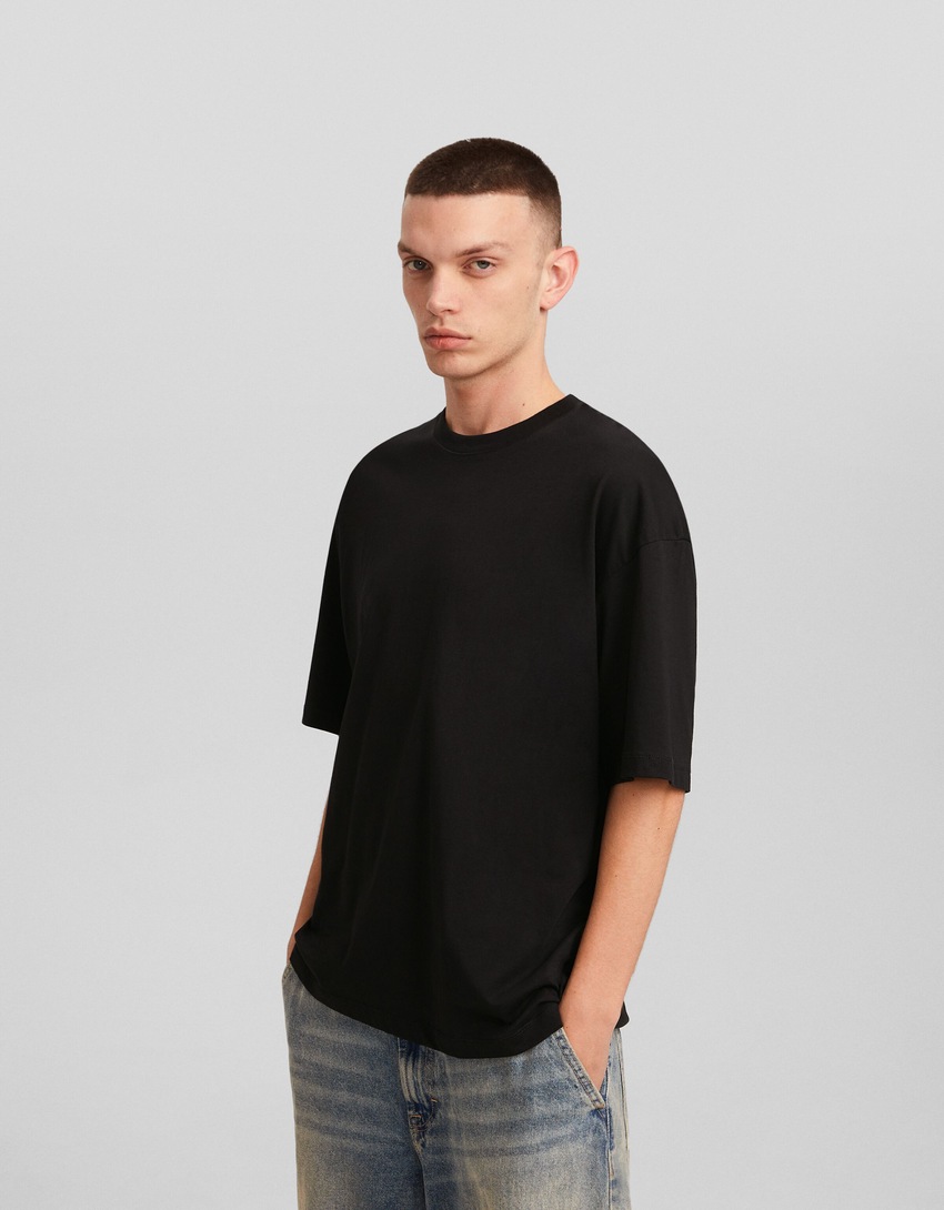 Camiseta de manga curta oversized