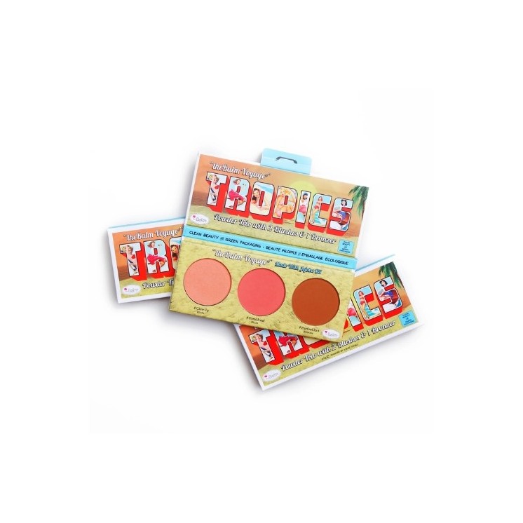 theBalm C&G Tropics Trio Contour Palette: Bronzer + 2 Rouge 8,5 g