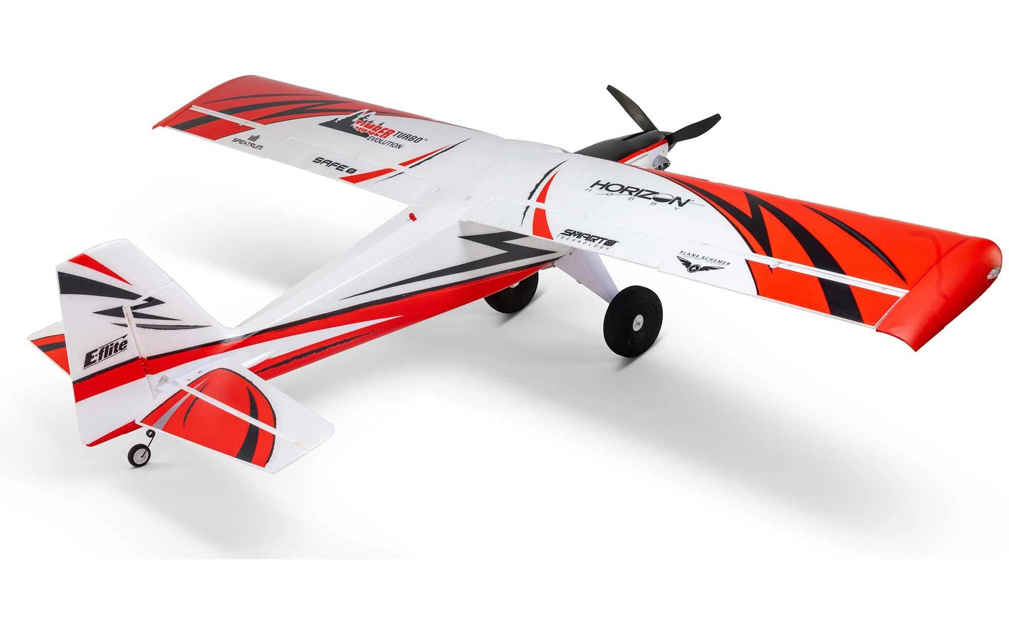 Motorflugzeug Turbo Timber Evo 1555 mm, PNP<br>Kompaktes STOL-Flugmodell mit funktioneller und werkseitig eingebauter LED-Lande-, Navigations- und Stroboskopbeleuchtung